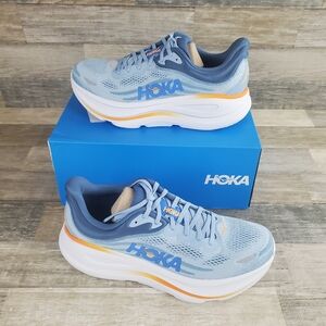 Hoka One One Bondi 9 Mens Shoes Drizzle Running Athletic Sneakers